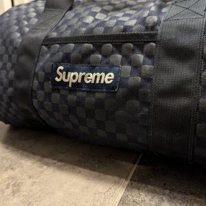 Supreme FW11 Cordura Checkered Black Bag